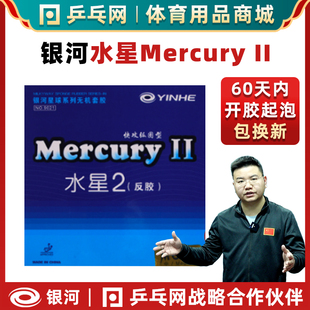 银河水星2反胶Mercury二普及套粘性乒乓球训练套胶皮 湿父推荐