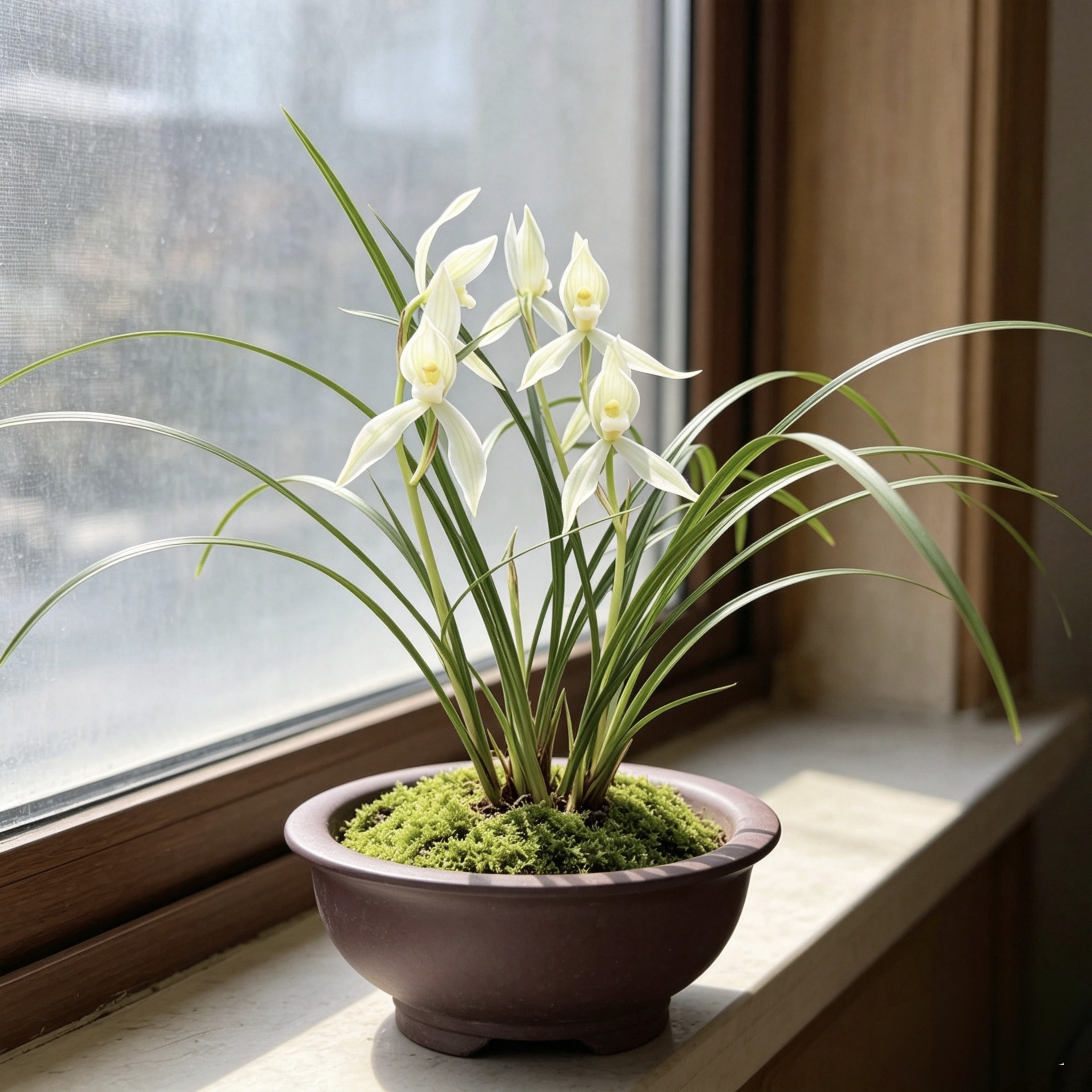 莲瓣兰含羞素精品兰花苗开花浓香室内花卉绿植盆栽买三送一包邮