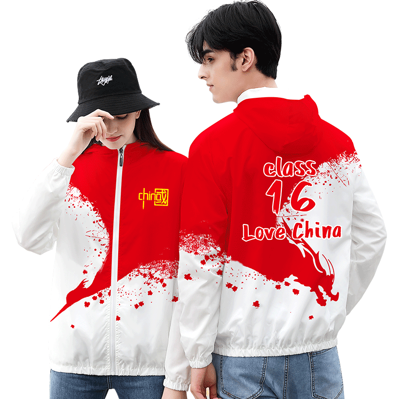 定制小学高中生全身印套装班服