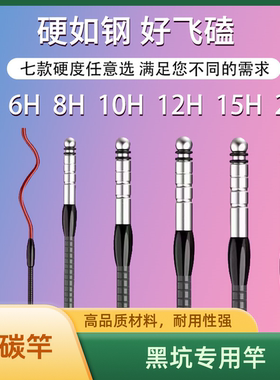 【超硬飞鱼竿】20H鱼竿大物竿冰蓝粉8H钓鱼竿黑坑竿飞磕竿飞抄竿