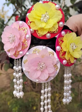 延吉延边公主儿童头饰韩服发饰