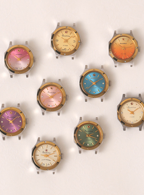 宝石花国货上海手表二厂小巧手动机械表间金紫色复古怀旧文艺女表