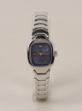 宝石花国货上海小巧手动机械表银色长方形复古怀旧文艺上发条女表