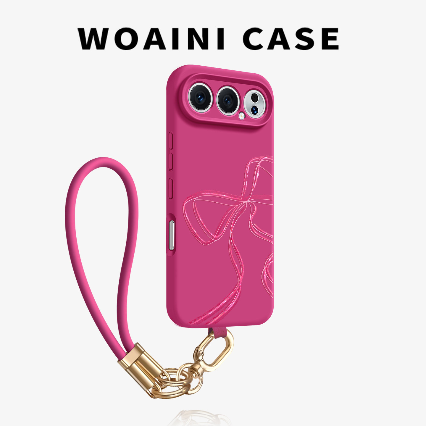 沃艾尼适用荣耀500pro手机壳硅胶挂绳400新款300pro创意200简约ins风500高级防摔400pro真液态300小众女潮牌