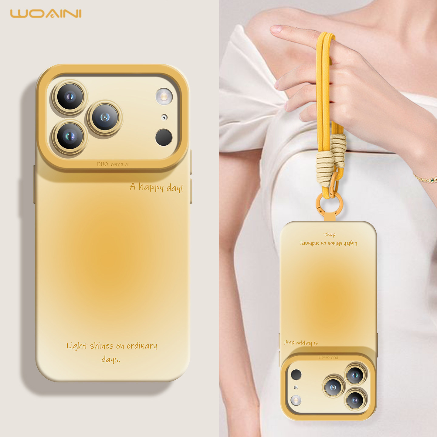 【明星同款】时尚简约晕染手机壳