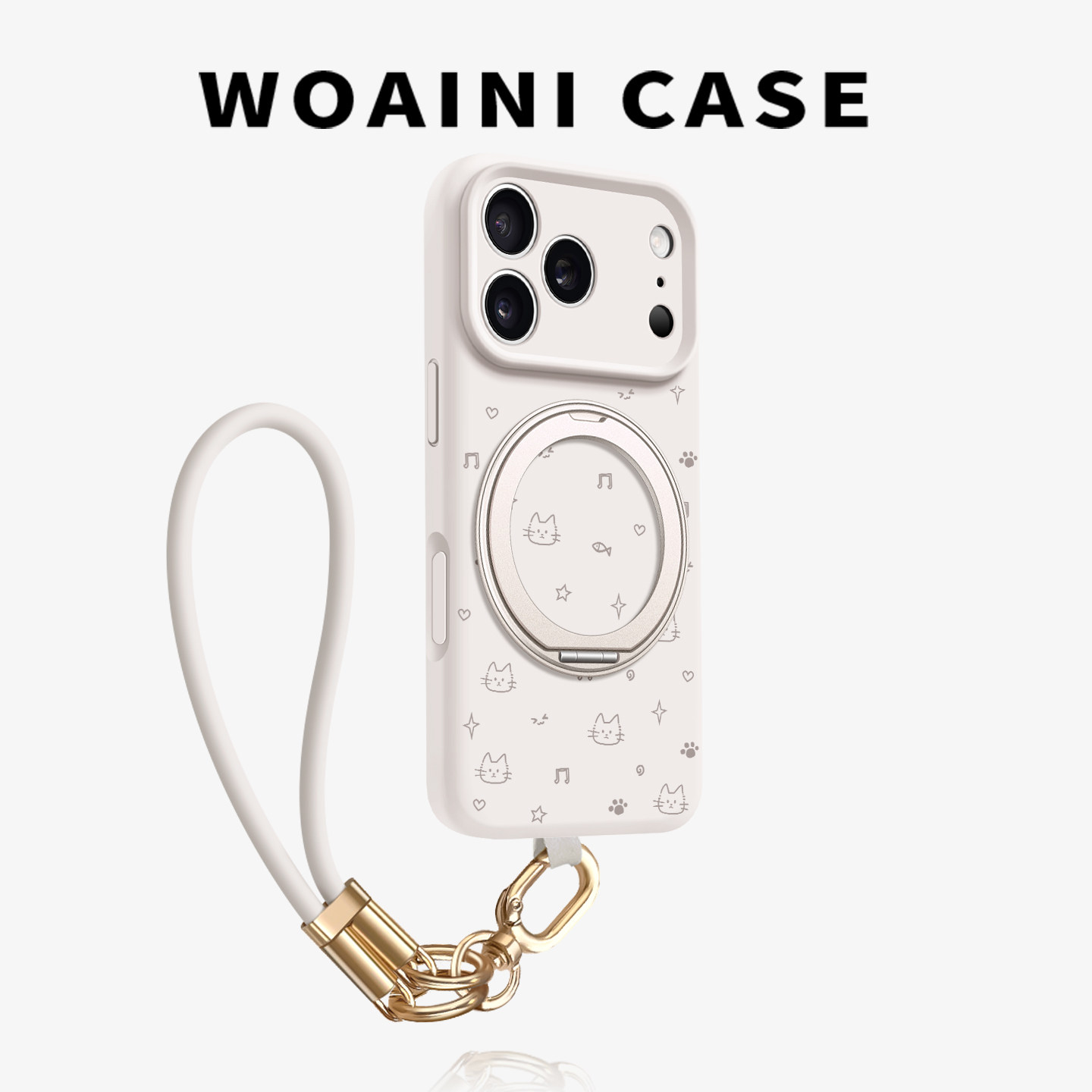 沃艾尼适用苹果17promax手机壳旋转磁吸支架iPhone16真液态硅胶15pro线条小猫14带挂绳13镜头全包air软糯手感,3C数码配件,手机保护套/壳,淘宝优惠券,粉丝福利购,淘宝优惠卷