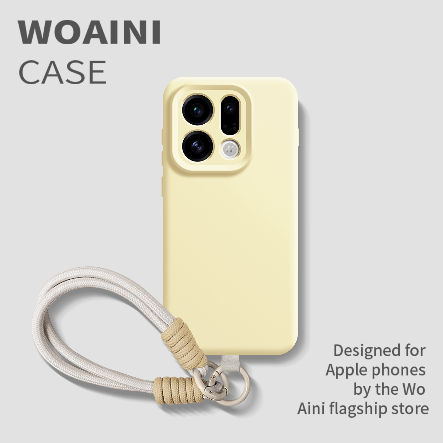 奶黄色适用oppofindx9纯色手机壳