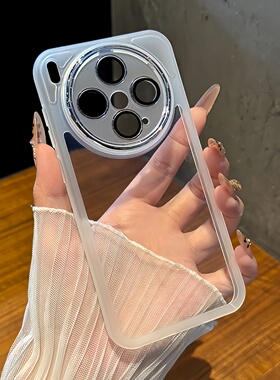 自带镜头膜软壳适用vivox300手机壳新款x300pro半透明硅胶软边保护套x200s超薄防滑x100Ultra全包防摔外壳女