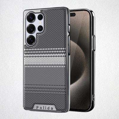 凯夫拉素皮纹理适用三星S24Ultra手机壳新款S25Ultra防摔S25硬壳S24高级感Galaxys24全包时尚S25Ultra保护套