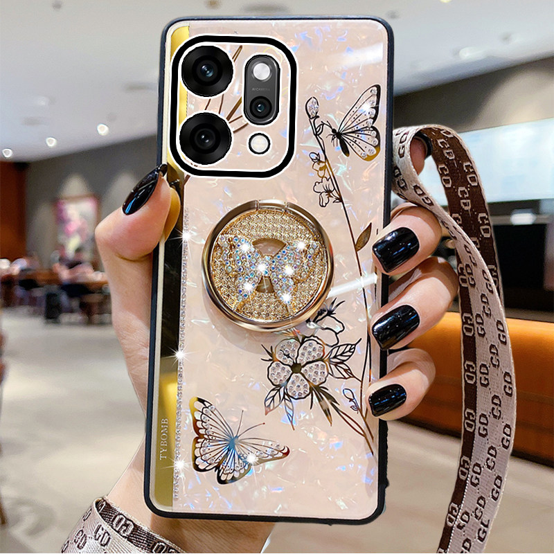 OPPOReno14手机壳新款Reno13Pro镶钻14pro支架硅胶11防摔10/9保护套Reno12奢华女款高级感带挂绳0pp0全包oppo,3C数码配件,手机保护套/壳,淘宝优惠券,粉丝福利购,淘宝优惠卷