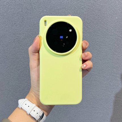 适用vivox300pro手机壳新款x200s液态硅胶x200promini纯色x100高级x300软x90简约80pro小众X100s防奶黄