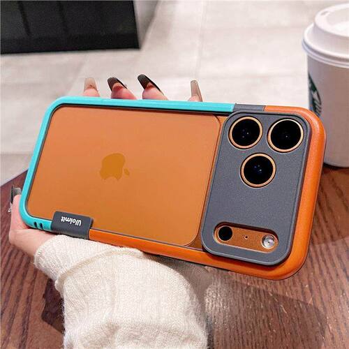 软边框镂空散热适用iphone18pormax手机保护壳17pro糖果色14plus苹果11简约防摔时尚撞色15pm轻薄防摔16pro