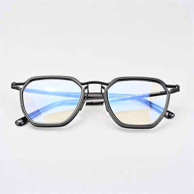 复古眼镜框大脸男女同款钛镜框