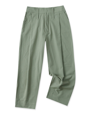 哈伦裤春秋季新款外贸女装休闲百搭高腰显瘦时尚褶皱16197