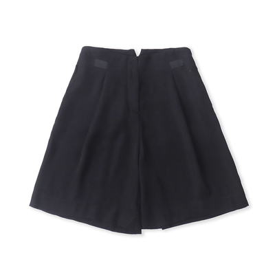 西装五分裤夏季新款外贸女装休闲百搭高腰后系带宽松阔腿裤19180