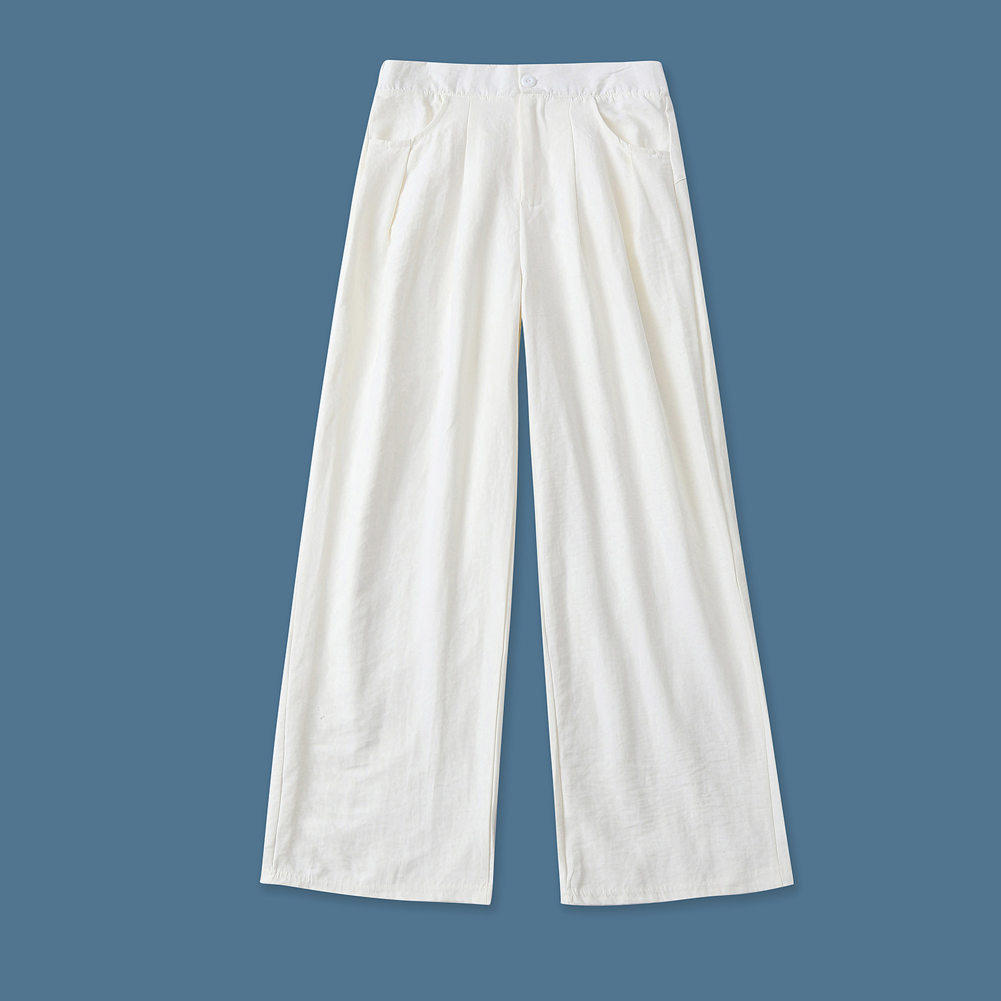 薄款阔腿长裤夏秋新款外贸女装休闲百搭松紧高腰宽松直筒裤18599,女装/女士精品,休闲裤,淘宝优惠券,粉丝福利购,淘宝优惠卷