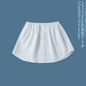 叠穿假两件下摆短裙17784 卫衣T恤打底裤 遮臀小屁帘春新款 外贸女装