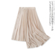 百褶裙夏新款 百搭不规则可调节搭扣显瘦拉链半身裙12587 外贸女装