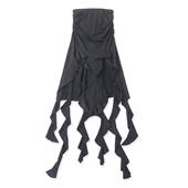 设计感长裙19524 外贸女装 甜辣风不规则荷叶边流苏半身裙夏季 新款