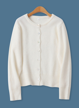 毛衣开衫秋季新款外贸女装时尚软糯宽松单排扣长袖针织外套18572