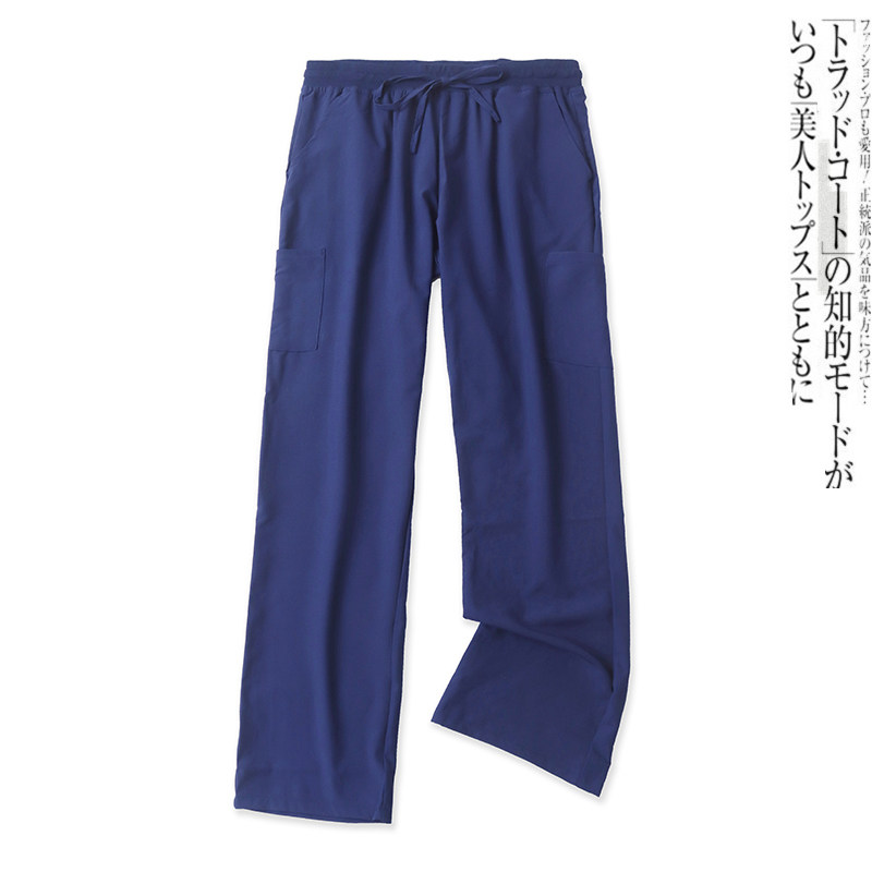 速干长裤春季新款外贸女装糖果色休闲松紧腰大码宽松工装裤17519