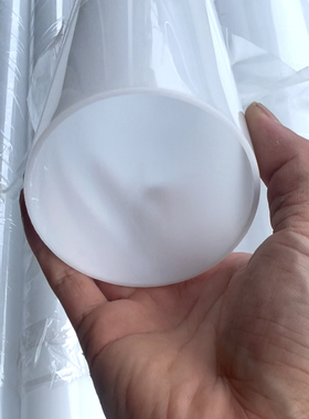 外直径100mm/壁厚2mm/内径96mm光扩散PC硬管白色灯光光线柔和定制