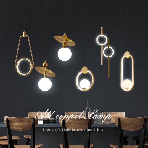 现代卧室床头客厅酒店餐厅吊灯