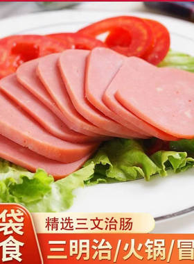 精品三文治即食三明治火腿肠大号大根整箱方块爆炒速美味清仓同款