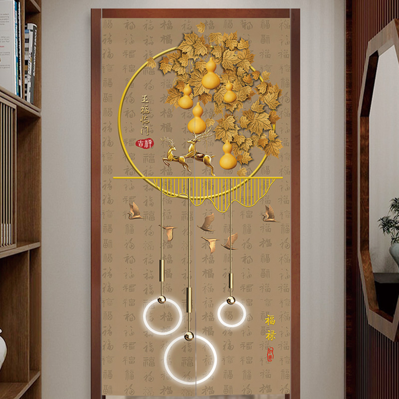 热销爆款加厚防水棉麻布艺魔术贴