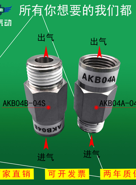 适配SMC型单向接头AKB01B-01S AKB02B-02S AKB03B-03S AKB04B-04S
