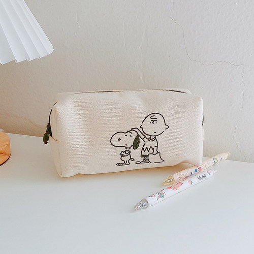 m家史努比大容量帆布环保收纳袋