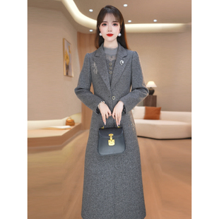 风衣 今年流行爆款 连衣裙两件套 2025新款 美瑞好看高端套裙女秋季