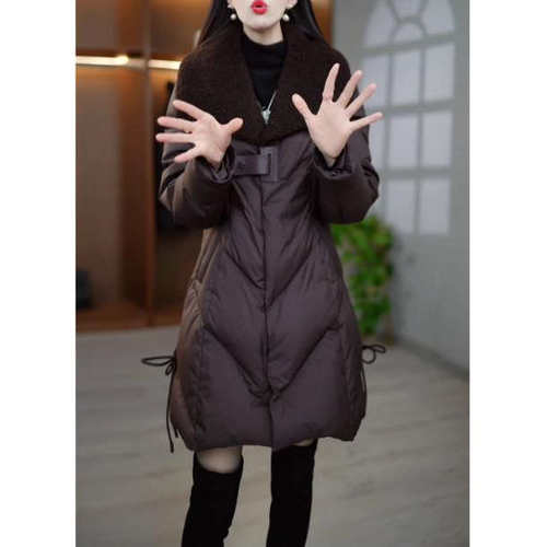 2025冬装新款保暖宽松十三行绗线羽绒服高端大气巨好看的减龄外套