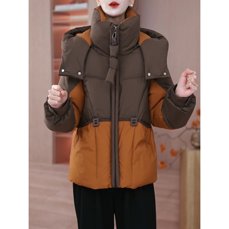 平湖羽绒服女冬季2025新款九江品牌今年流行爆款时尚小个子短外套