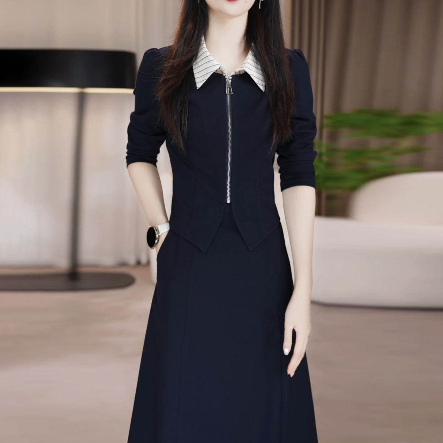 连衣裙2025新款女春秋十三行今年流行爆款高档长袖气质轻奢高级感,女装/女士精品,连衣裙,淘宝优惠券,粉丝福利购,淘宝优惠卷