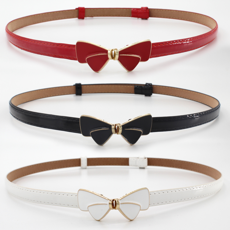 女士简约时尚腰带韩版可调节对扣