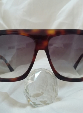 玳瑁色板材框飞行员款太阳镜镜男女通用墨镜