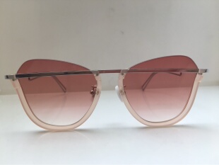 PROJEKT-PRODUKT RP-05潮牌新款不规则太阳镜女款浅粉色镜片墨镜