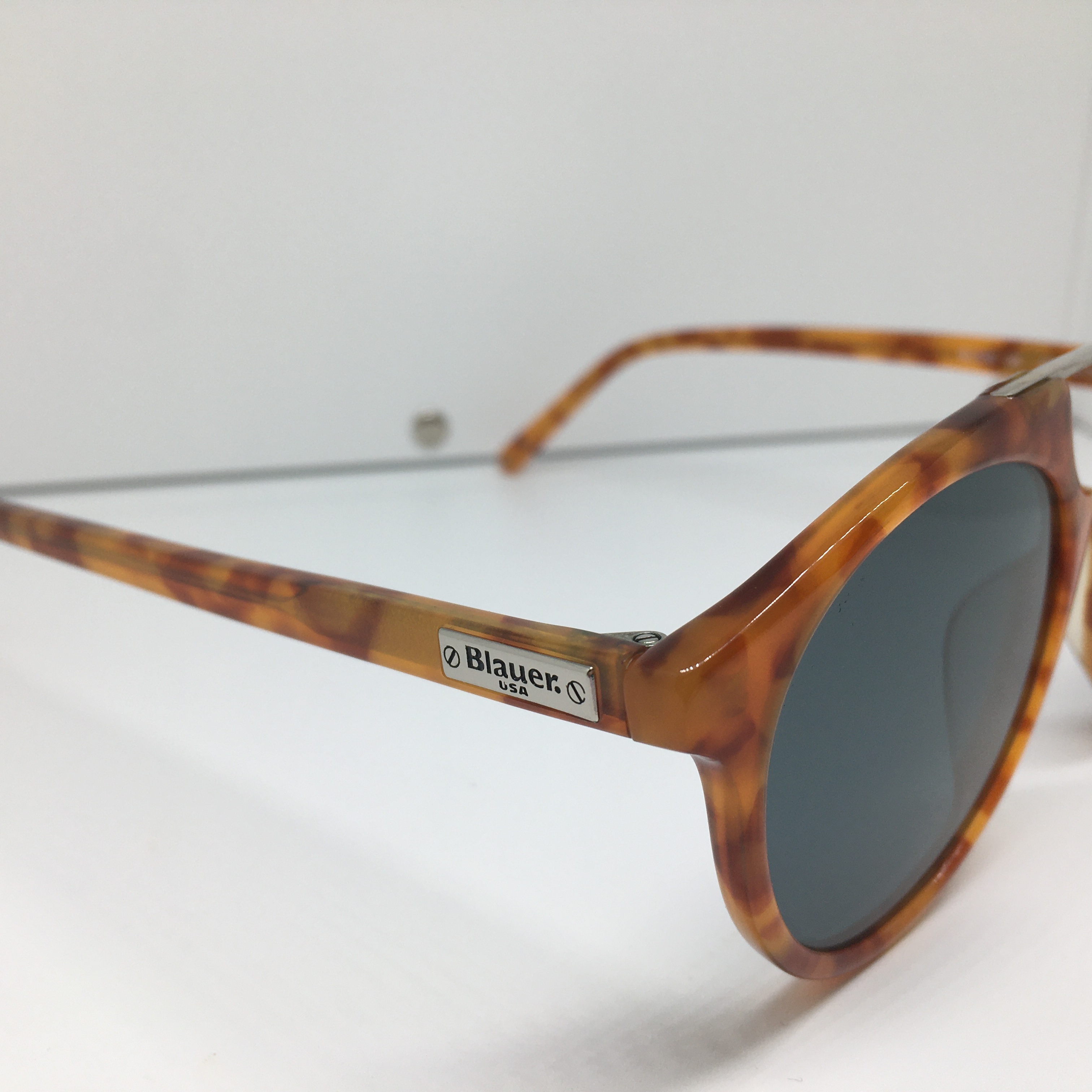 Blauer 玳瑁色手工板材个性复古太阳眼镜男女通用墨镜