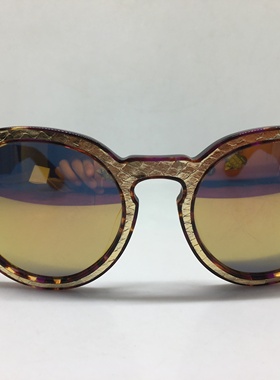 E8476S EJE Optico Sistema手工桃形框复古太阳镜墨镜