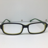 Thierry Mugei绿色板材框小框长方形近视眼镜架