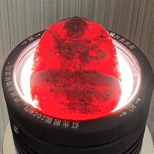 湖南印象灵藏正品真朱砂吊坠晶体透光马挂坠本命佛挂坠礼物