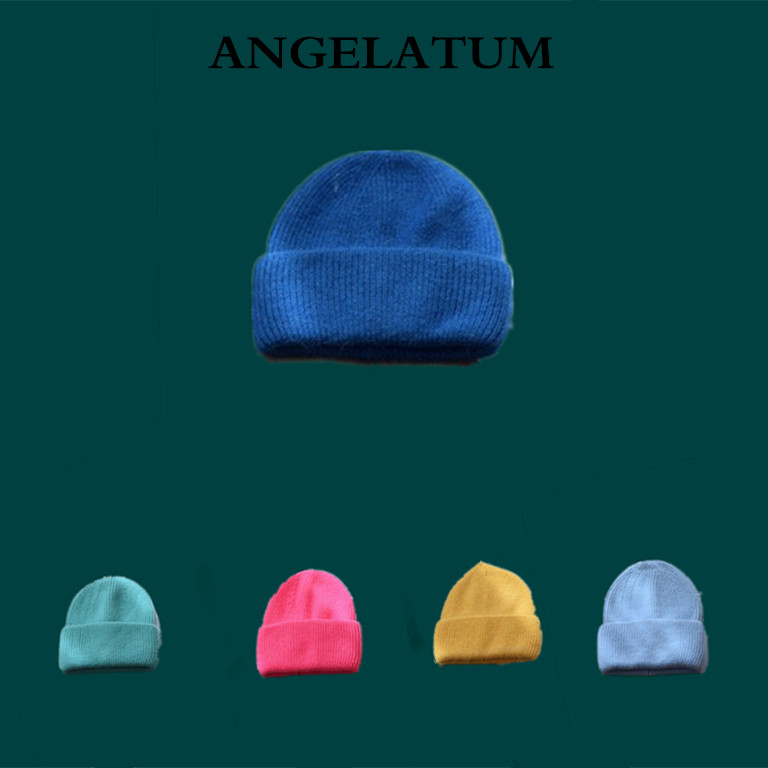 针织帽逛街休闲女秋冬兔毛