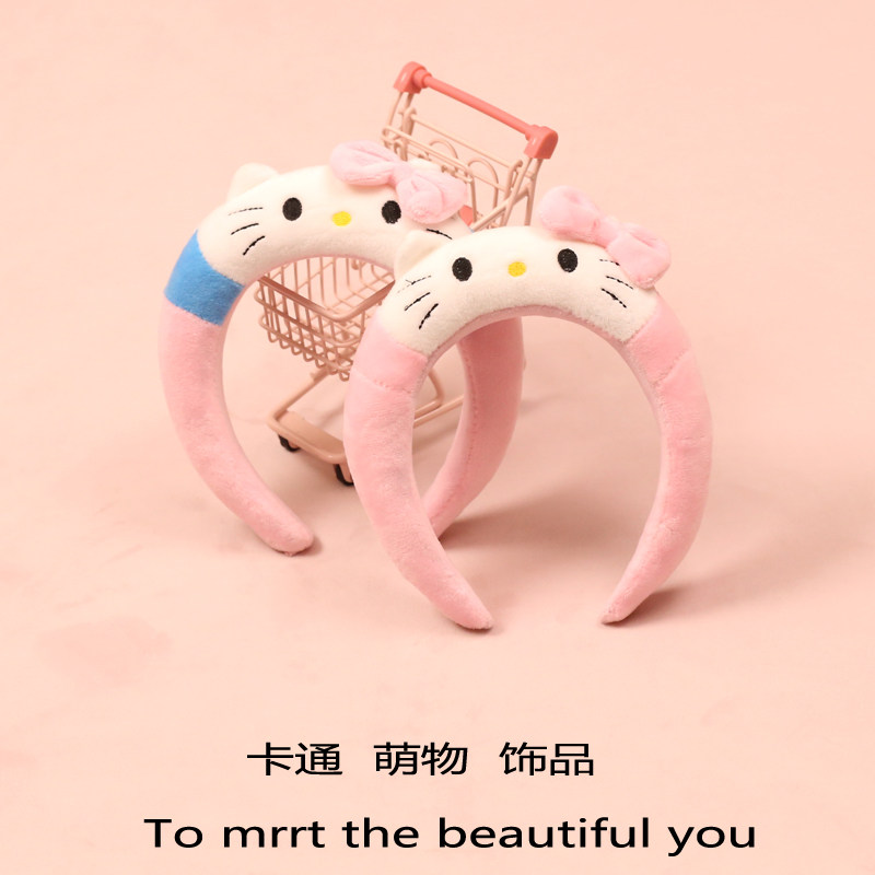 新款可爱kt猫发箍超萌hello kitty发卡网红软萌妹子头箍洗脸头饰