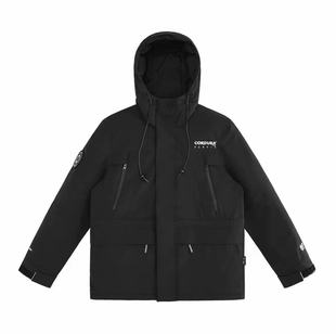 白鹅绒（鸟)秋冬男士CORDURA羽绒服保暖时尚冲锋衣外套B4G01/Y24