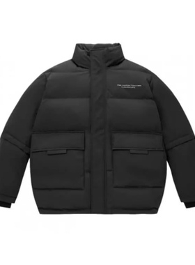 (鸟)秋冬男士全息极光羽绒服宽松保暖加厚立领面包服潮B4133/G2-5