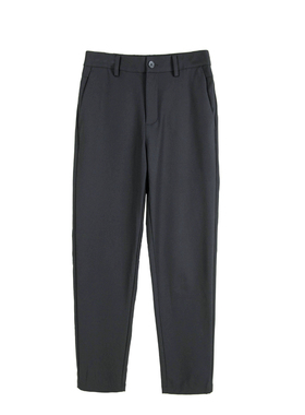 商场款秋季男士百搭纯色休闲直筒长裤舒适款简约长裤62030/L6