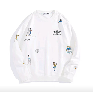 男士 秋季 卫衣时尚 联名款 卡通印花撞色刺绣圆领上衣C4B04 鸟