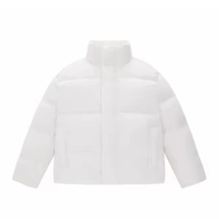 (鸟)冬男士三防面料鹅绒白色羽绒服防寒立领面包服外套C4V18/G5