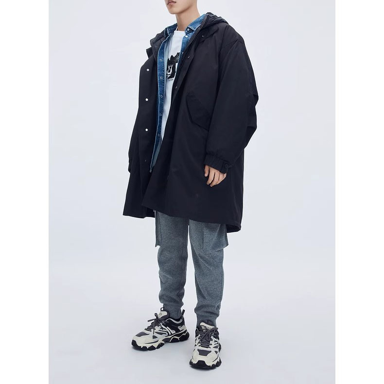 G家商场款冬季男士两件套三合一羽绒服中长款连帽厚外套1029K/C2